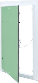 vidaXL Hozzáférési panel Zöld és Ezüst 30 x 45 cm