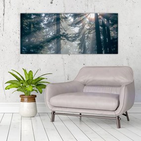 Fák képe a ragyogó nappal (120x50 cm)