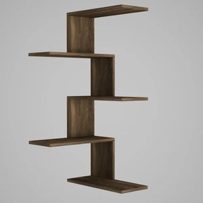 Sarokpolc CANIKO 109x51,5 cm barna