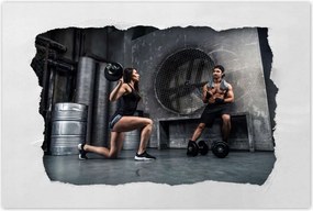Poszterek 60x40 Illegális edzőterem Garázs
