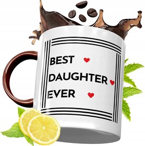 Bordó Bögre Lányának Születésnapi Ajándék fényképes nyomtatással