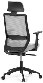 Szürke hálós irodai szék szinkronmechanikával. KA-V3329 GREY
