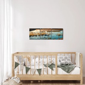 Kép - Lac Guichard (órával) (90x30 cm)