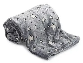 Sötétben világító takaró ujjal és kapucnival - Szürke