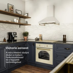 Klarstein Victoria 60, páraelszívó, 60 cm, retro kialakítás, 644,5 m³/ó, 2 LED lámpa