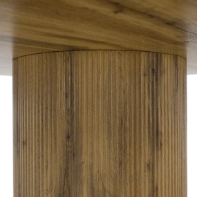 Étkezőasztal, tölgy, átmérő 120 cm, MAHIR TYP 2