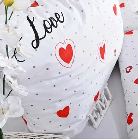 EMI Love ágyneműhuzat, A standard egyszemélyes ágy szett tartalma: 1x 140x200 + 1x 70x90