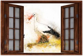 Poszterek 90x60 Gólya