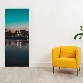 Fotótapéta ajtóra - Város (95x205cm)