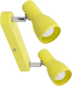 Spotlámpa PICARDO 2xE14/40W/230V sárga