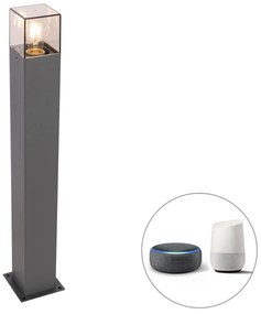 Okos álló kültéri lámpa antracit 70 cm, Wifi-vel P45 - Denmark