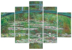 Kép - Claude Monet, The Japanese Footbridge, reprodukciók (150x105 cm)