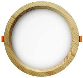 APLED-LED Lámpa RONDO WOODLINE LED/12W/230V 3000K átm. 20 cm fenyő tömör fa