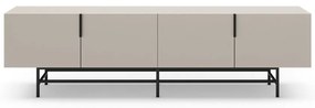 Krémszínű TV-állvány 200x54,5 cm Eldia – Marckeric