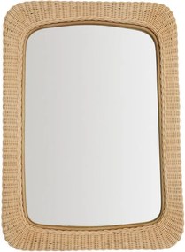 Fali tükör rattan kerettel 58x79 cm Zilna – Kave Home