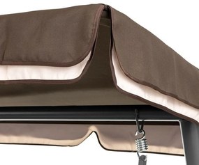 Megi kerti hintaágy barna