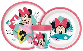 Disney Minnie Being More csúszásmentes étkészlet, micro műanyag szett