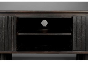 Sötétbarna mangófa TV-állvány 140x45x40 cm Kenji – Dutchbone