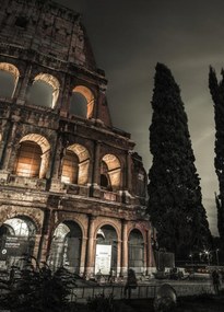 Poszter 39,5x55cm Híres római Colosseum 5, Assaf Frank