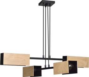 Emibig modern skandináv függeszték zaper fekete emi616/4
