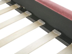 Franciaágy 140 cm Chaza (rózsaszín). 1077495