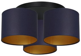 Felületre szerelhető csillár ARDEN 3xE27/60W/230V lila/arany