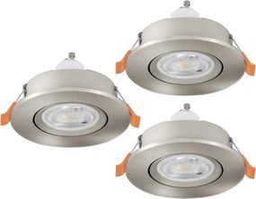 Eglo BARRANCO GU10 902246 Beépíthető spotlámpa 3x4.5W/GU10 ip20