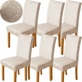 6 Db-os Székhuzat Szett Univerzális Velúr Szék Oeko-tex