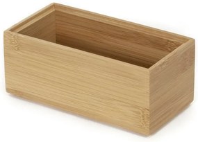 Szervező Compactor Bamboo Box, 15 x 7,5 x 6,5 cm, natúr fa