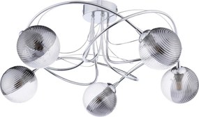 Dar Lighting modern mennyezeti lámpa onawa csiszolt króm darona5450-18