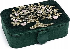 Bársony Ékszerdoboz Tarot az Élet Fájával és Szíveivel