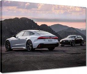 Vászonkép 40x30 Fehér Audi RS7 Autó