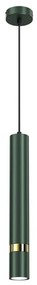 JOKER kábeles függőlámpa 1xGU10/25W/230V, zöld/arany