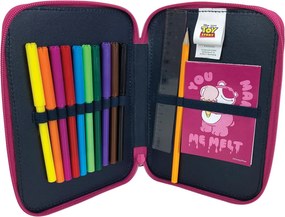 Disney Játékháború Lotso Jam tolltartó töltött 2 emeletes