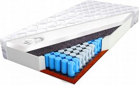 80x170 visco és kókusz zsebes matrac 22cm rugós multipocket H2