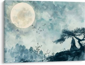 Kép - Telihold festmény (70x50 cm)