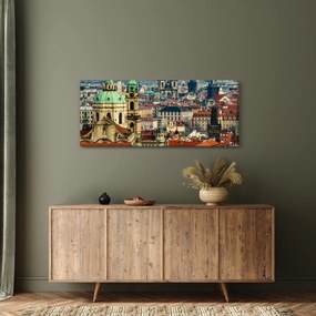 Kép - Prágai panoráma (120x50 cm)