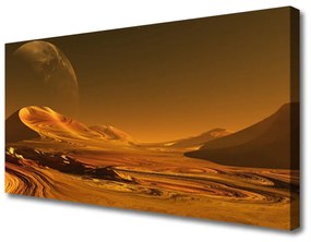 Vászonkép nyomtatás Desert Landscape Tér 120x60 cm