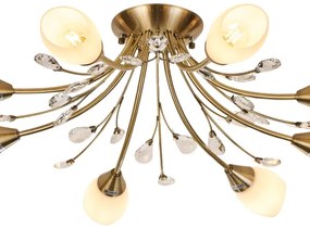 Brilagi - Felületre szerelhető csillár MEGAPOLIS 8xE14/60W/230V bronz