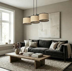 Emibig modern függeszték eco barna fekete emi1654/3