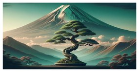Kép nyugalom a fuji hegy alatt