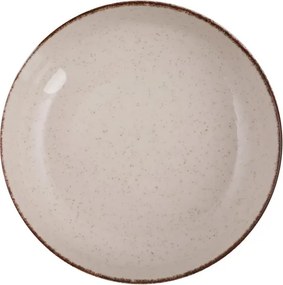 Tányérkészlet porcelán, fahéj, 24 darabos