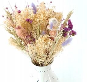 Szárított virágcsokor váza Lara csokor ajándék természetes szárítmány