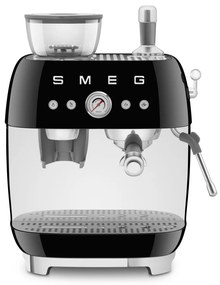 SMEG ŐRLŐVEL KOMBINÁLT ESPRESSO KÁVÉFŐZŐ, fekete