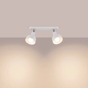 Sollux SL.1314 - Spotlámpa ELBA 2xE27/15W/230V fehér