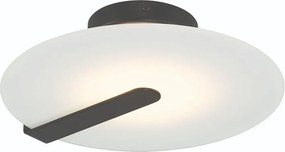 Quintiesse modern mennyezeti lámpa nuvola fehér matt fekete elsqn-nuvola-f-s-bk