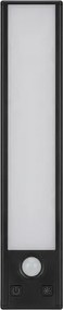 2 darabos készlet: VIRO LED újratölthető bútorvilágítás érzékelővel, 1,2 W, 800 mAh, 30 cm, CCT, fekete