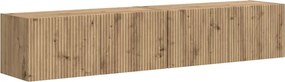 vidaXL TV Fali Szekrény 2 pcs Művészi tölgy 60 x 31 x 29.5 cm Faanyag