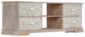 tömör akácfa TV-szekrény 120 x 30 x 40 cm