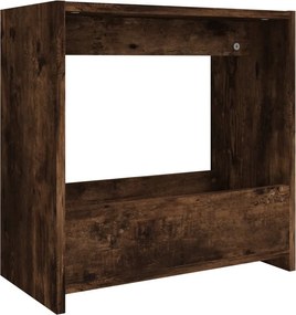 vidaXL füstös tölgy színű szerelt fa kisasztal 50 x 26 x 50 cm